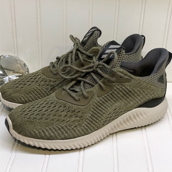 adidas alphabounce olive green